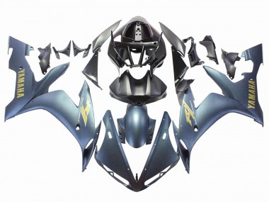 Carenagens Moto Yamaha YZF 1000 R1 2004-2006 - Azul Escuro Ouro Decalques