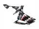 Carenagens Moto Yamaha YZF 1000 R1 2007-2008 - Cinzento Branco Camouflage Tubarão