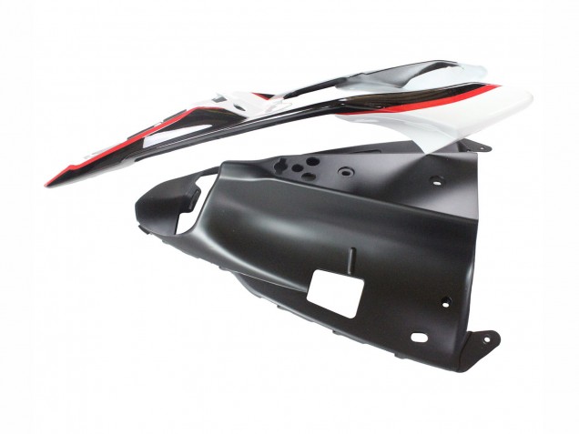 Carenagem Moto Yamaha YZF 1000 R1 2012-2014 - Branco Vermelho Preto Brilhante