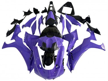 Carenagens Moto Yamaha YZF 1000 R1 2020-2025 - Roxo Preto Brilhante