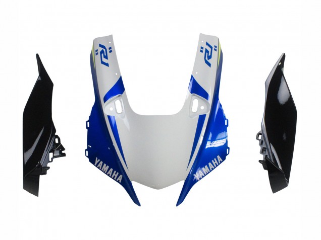 Carenagens Moto Yamaha YZF 1000 R1 2020-2025 - Branco Azul Amarelo Néon Preto Brilhante