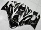 Carenagens Moto Kawasaki ZX6R 2009-2012 - Preto Brilhante Branco Ninja