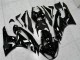 Carenagens Moto Kawasaki ZX6R 2009-2012 - Preto Brilhante Branco Ninja