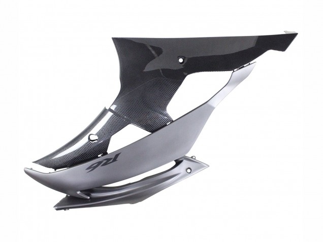 Carenagens Moto Yamaha YZF 600 R6 2008-2016 - Cinzento Preto Fibra de Carbono Estilo