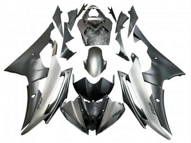 Carenagens Moto Yamaha YZF 600 R6 2008-2016 - Prata Cinzento