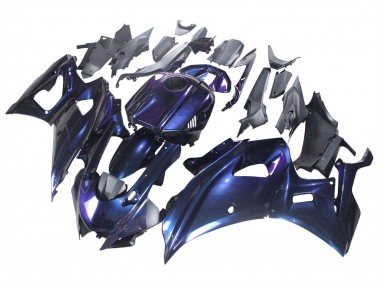 Carenagens Moto Yamaha YZF R7 2021-2024 - Gradiente Azul Roxo