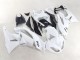 Carenagens Moto Kawasaki ZX6R 2009-2012 - Branco Preto Ninja