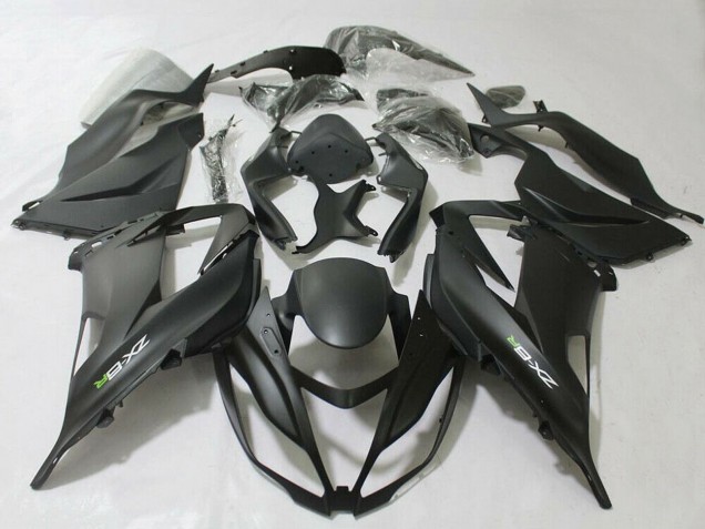 Carenagem Moto Kawasaki ZX6R 2013-2018 - Preto Fosco