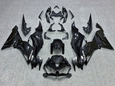 Carenagem Moto Kawasaki ZX6R 2019-2022 - Preto Brilhante
