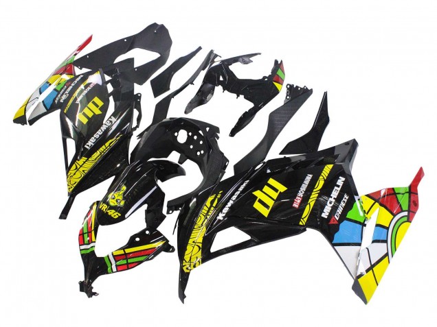 Carenagens Moto Kawasaki EX300 2013-2024 - Preto Brilhante Amarelo Vermelho Verde Azul Branco