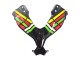 Carenagens Moto Kawasaki EX300 2013-2024 - Preto Brilhante Amarelo Vermelho Verde Azul Branco