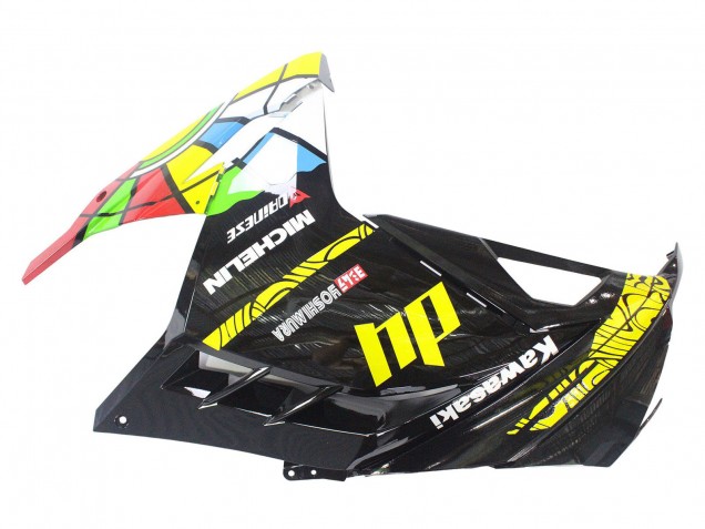 Carenagens Moto Kawasaki EX300 2013-2024 - Preto Brilhante Amarelo Vermelho Verde Azul Branco