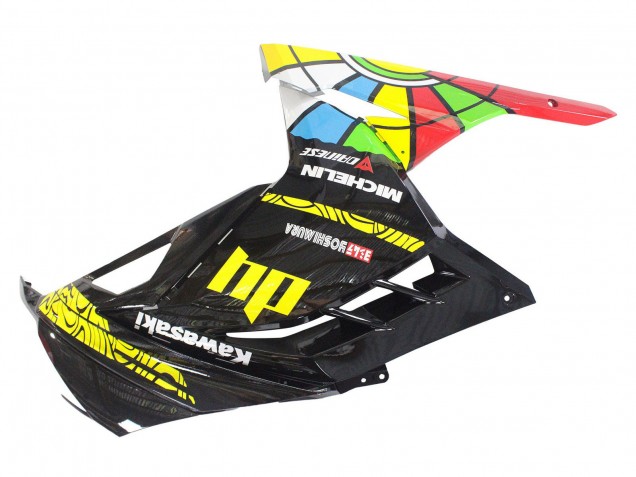 Carenagens Moto Kawasaki EX300 2013-2024 - Preto Brilhante Amarelo Vermelho Verde Azul Branco