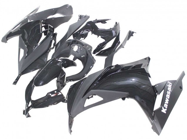 Carenagens Moto Kawasaki EX300 2013-2024 - Preto Brilhante