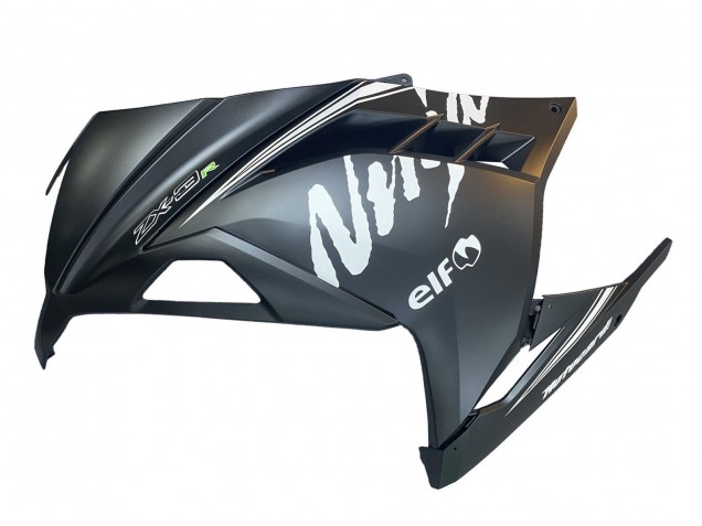 Carenagens Moto Kawasaki EX300 2013-2024 - Preto Fosco Branco Elf Neve