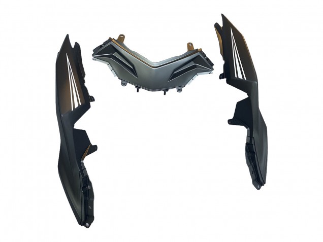 Carenagens Moto Kawasaki EX300 2013-2024 - Preto Fosco Branco Elf Neve