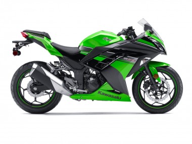 Carenagem Moto Kawasaki EX300 2013-2024 - Verde Preto