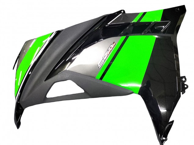 Carenagens Moto Kawasaki EX300 2013-2024 - Verde Prata Preto