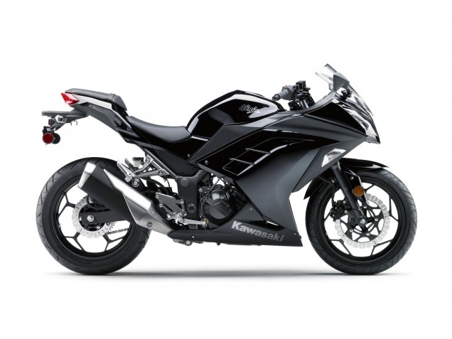 Carenagem Moto Kawasaki EX300 2013-2024 - Preto Brilhante Preto Fosco