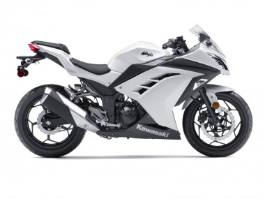Carenagens Moto Kawasaki EX300 2013-2024 - Branco Preto