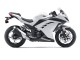 Carenagens Moto Kawasaki EX300 2013-2024 - Branco Preto