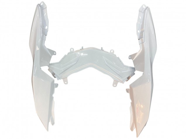 Carenagens Moto Kawasaki EX300 2013-2024 - Branco Preto