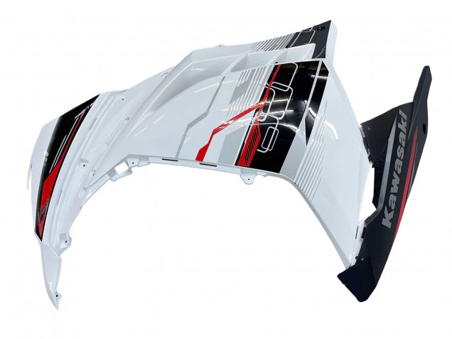 Carenagens Moto Kawasaki EX300 2013-2024 - Branco Vermelho Preto