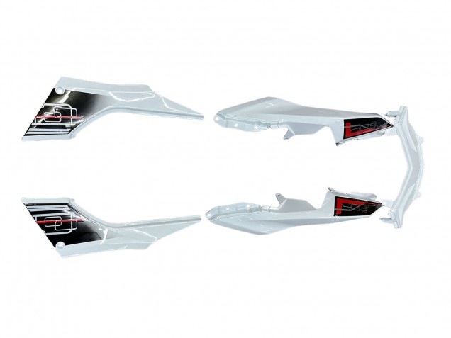 Carenagens Moto Kawasaki EX300 2013-2024 - Branco Vermelho Preto