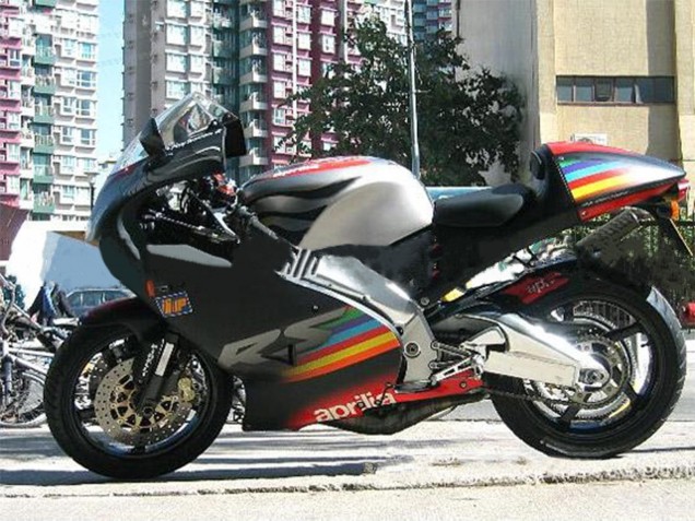 Carenagens Moto Aprilia RS125 2000-2005 - Preto Vermelho Prata