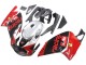 Carenagens Moto Aprilia RS125 2000-2005 - Vermelho Preto Prata Corrida