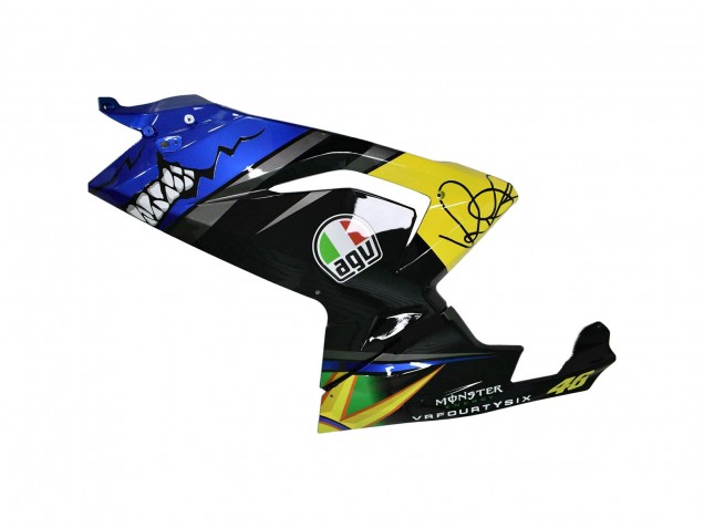 Carenagens Moto Aprilia RS125 2006-2011 - Azul Amarelo Preto Tubarão