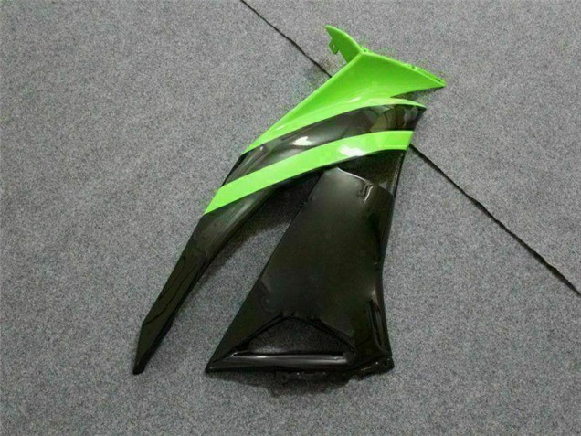Carenagens Moto Kawasaki ZX6R 2009-2012 - Verde Preto Brilhante Elf Touch4 Bridgestone