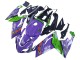 Carenagens Moto Aprilia RS125 2006-2011 - Roxo Verde Vermelho