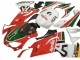 Carenagens Moto Aprilia RS125 2006-2011 - Branco Vermelho Verde