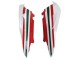 Carenagens Moto Aprilia RS125 2006-2011 - Branco Vermelho Preto
