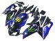Carenagens Moto Aprilia RS125 2006-2011 - Azul Preto Verde Monstro 46