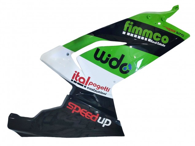 Carenagem Moto Aprilia RS125 2006-2011 - Verde Branco Preto
