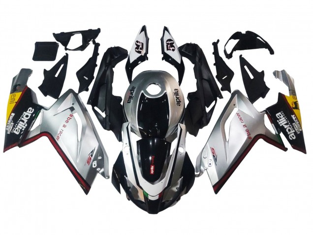 Carenagens Moto Aprilia RS125 2006-2011 - Prata Preto