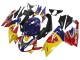 Carenagens Moto Aprilia RS125 2006-2011 - Amarelo Azul Escuro Red Bull
