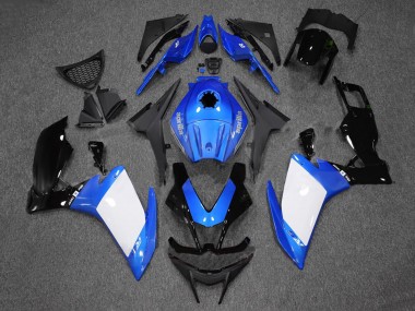 Carenagens Moto Aprilia RS4 50 125 2012-2018 - Azul Branco Preto Brilhante