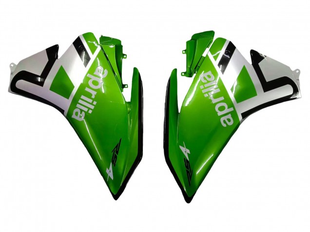 Carenagens Moto Aprilia RS4 50 125 2012-2019 - Branco Verde Preto Brilhante