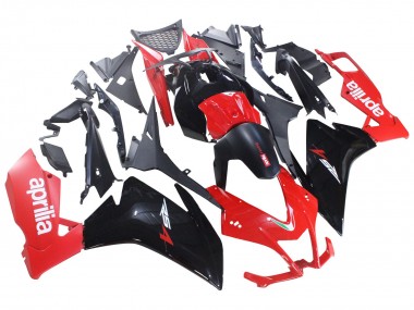 Carenagens Moto Aprilia RS4 50 125 2012-2018 - Vermelho Preto Brilhante