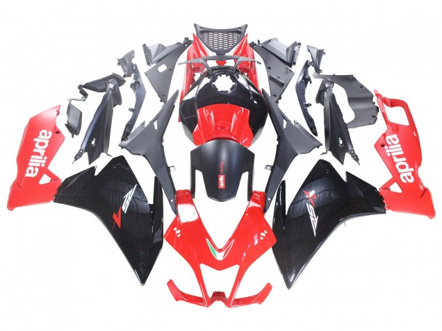 Carenagens Moto Aprilia RS4 50 125 2012-2018 - Vermelho Preto Brilhante