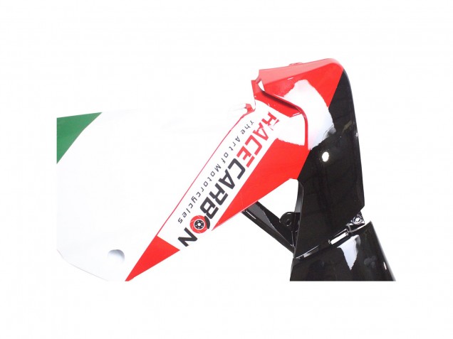 Carenagens Moto Aprilia RS4 50 125 2012-2019 - Branco Vermelho Verde Preto Brilhante