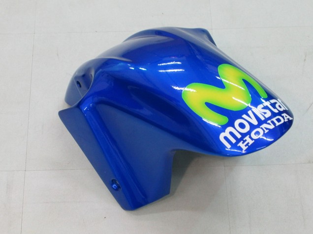 Carenagens Moto Honda CBR600 F4i 2004-2007 - Azul Amarelo Verde MoviStar