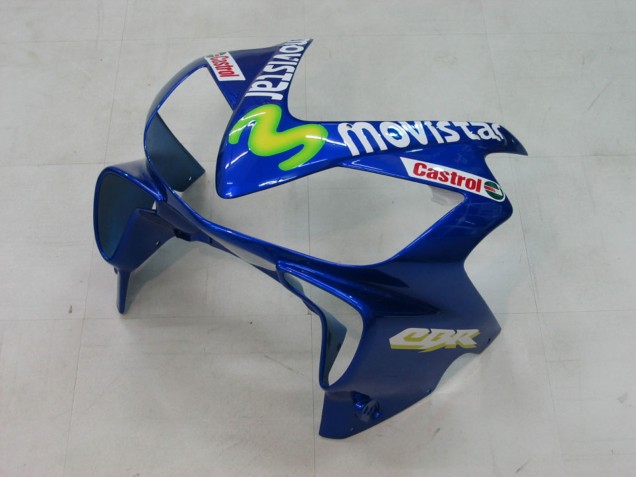 Carenagens Moto Honda CBR600 F4i 2004-2007 - Azul Amarelo Verde MoviStar