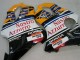 Carenagens Moto Honda CBR600 F4i 2004-2007 - Amarelo Azul Branco Preto Nastro Azzurro
