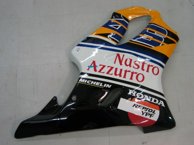 Carenagens Moto Honda CBR600 F4i 2004-2007 - Amarelo Azul Branco Preto Nastro Azzurro