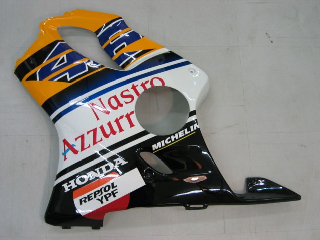 Carenagens Moto Honda CBR600 F4i 2004-2007 - Amarelo Azul Branco Preto Nastro Azzurro