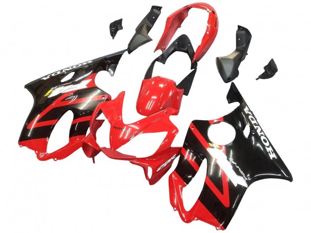Carenagem Moto Honda CBR600 F4i 2004-2007 - Vermelho Preto Brilhante